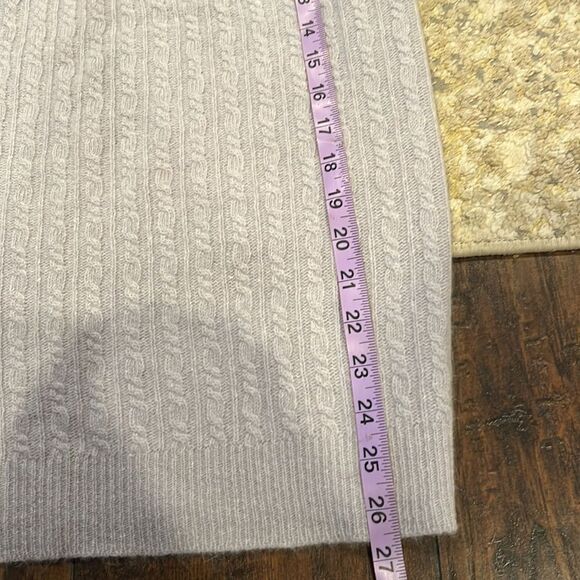 VTG Liz Claiborne knot Lambswool Angora Rabbit hair pencil skirt size Large EUC - Picture 5 of 5